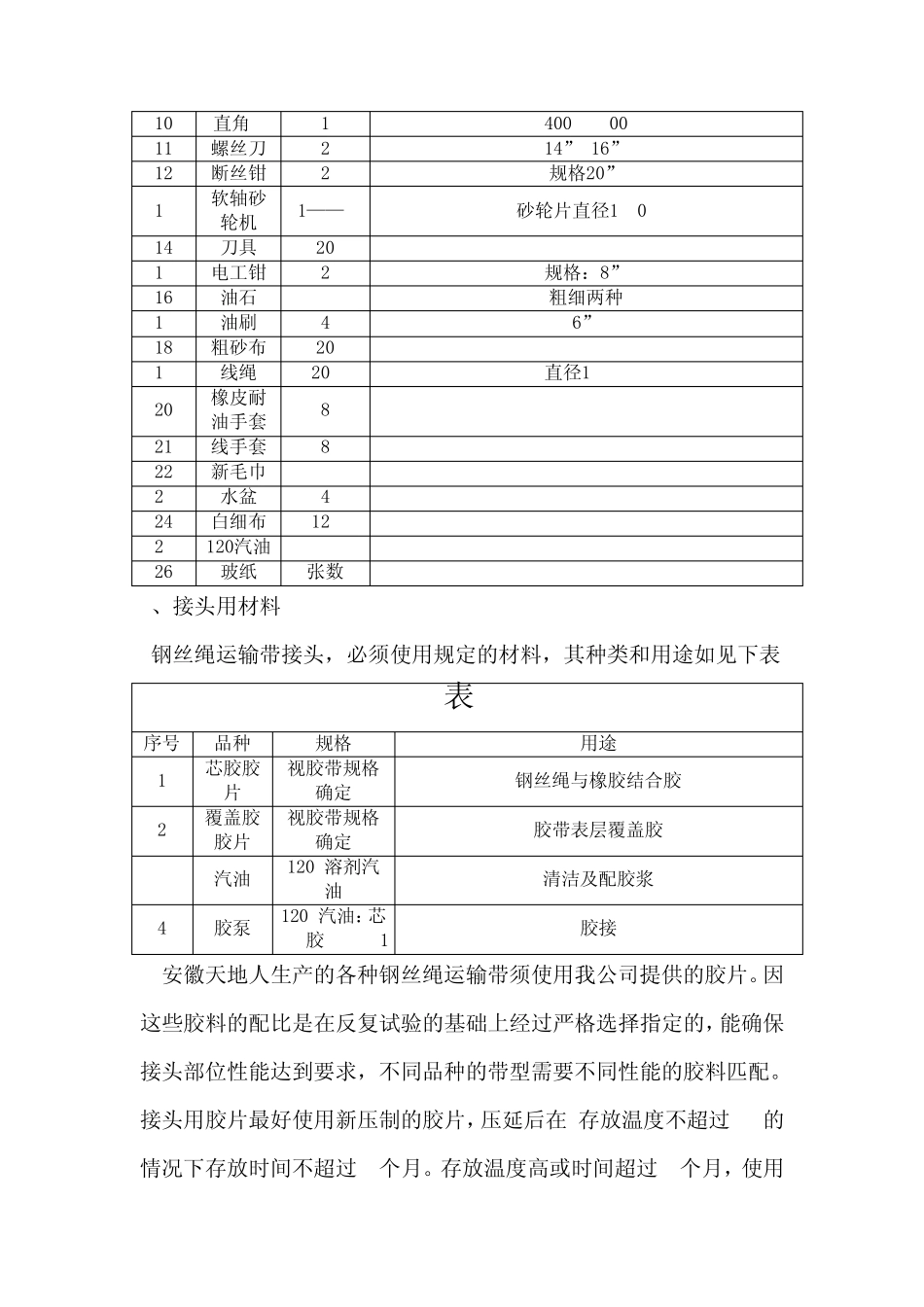 强力皮带硫化工艺流程_第2页