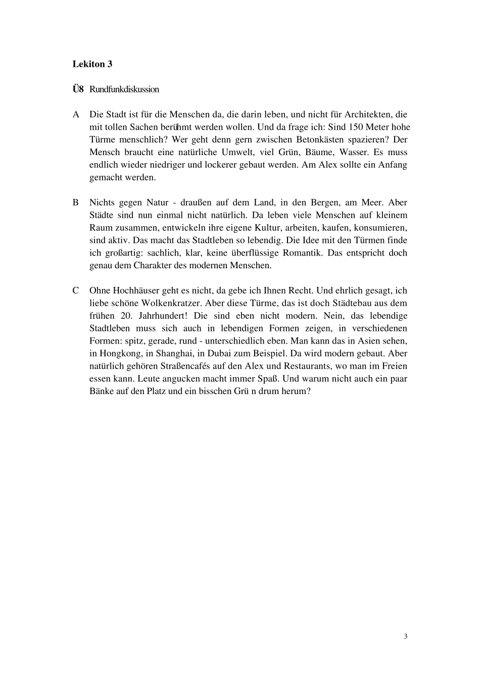 当代大学德语3听力原文_第3页