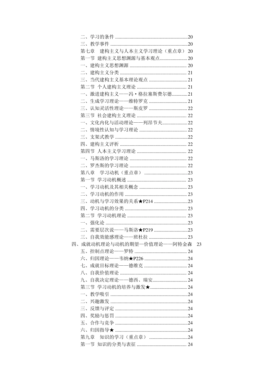 当代教育心理学打印版笔记_第3页