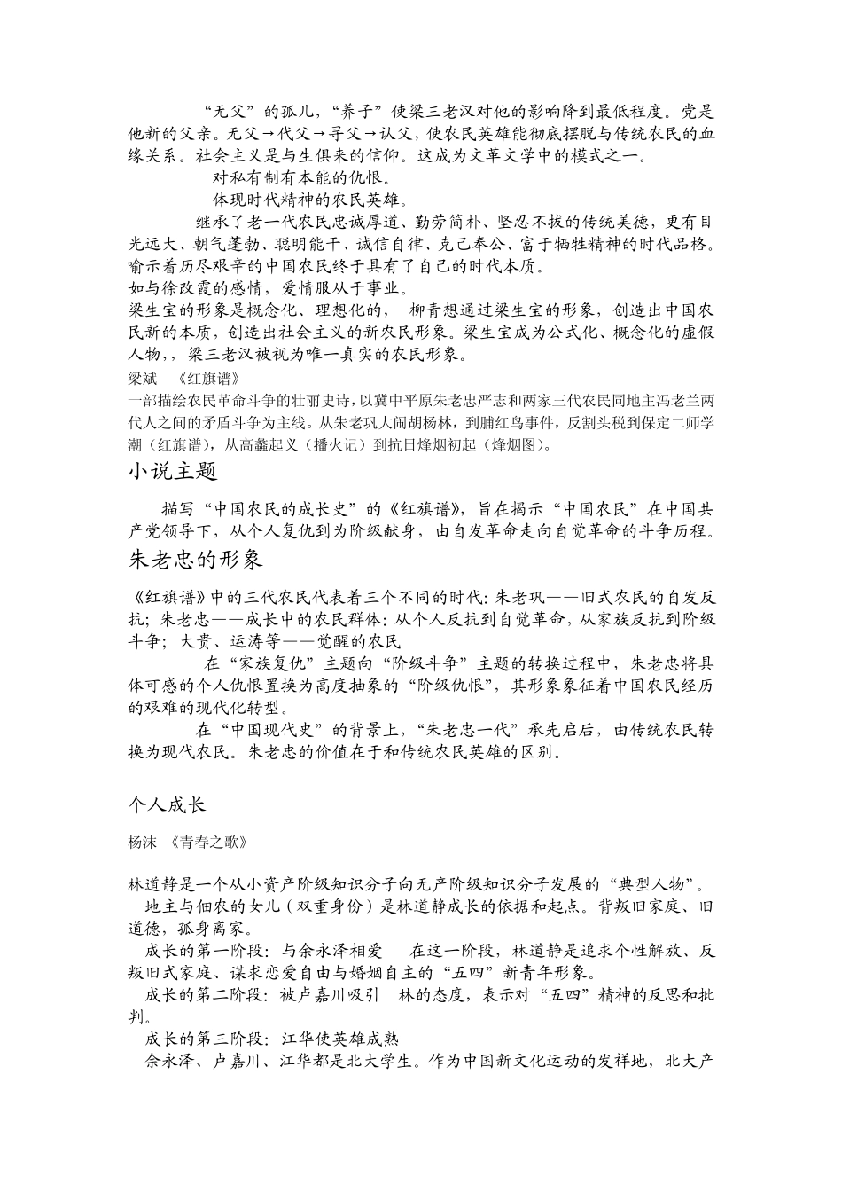 当代文学主要作家及作品简介_第2页