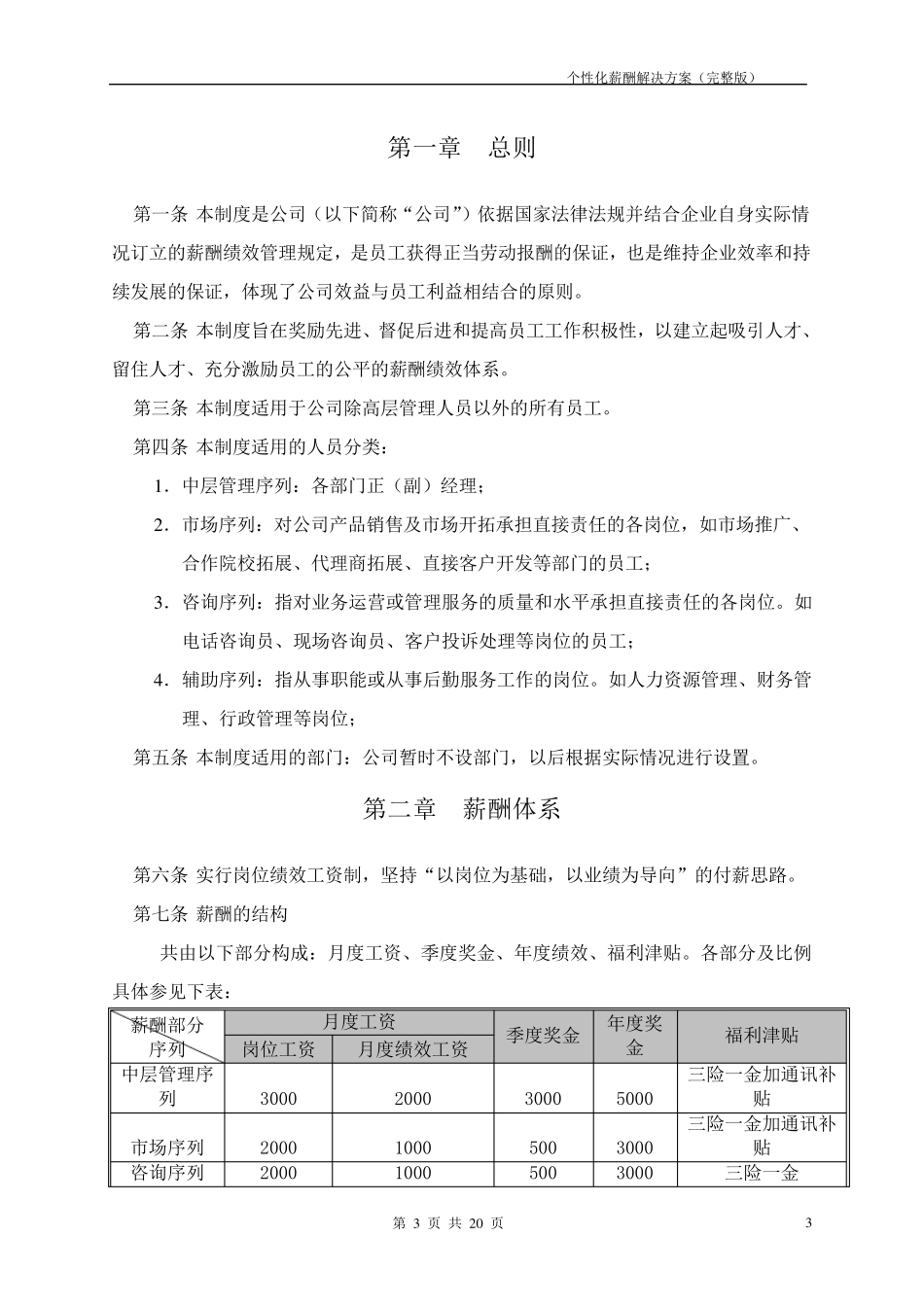 教育培训机构薪酬管理解决方案_第3页