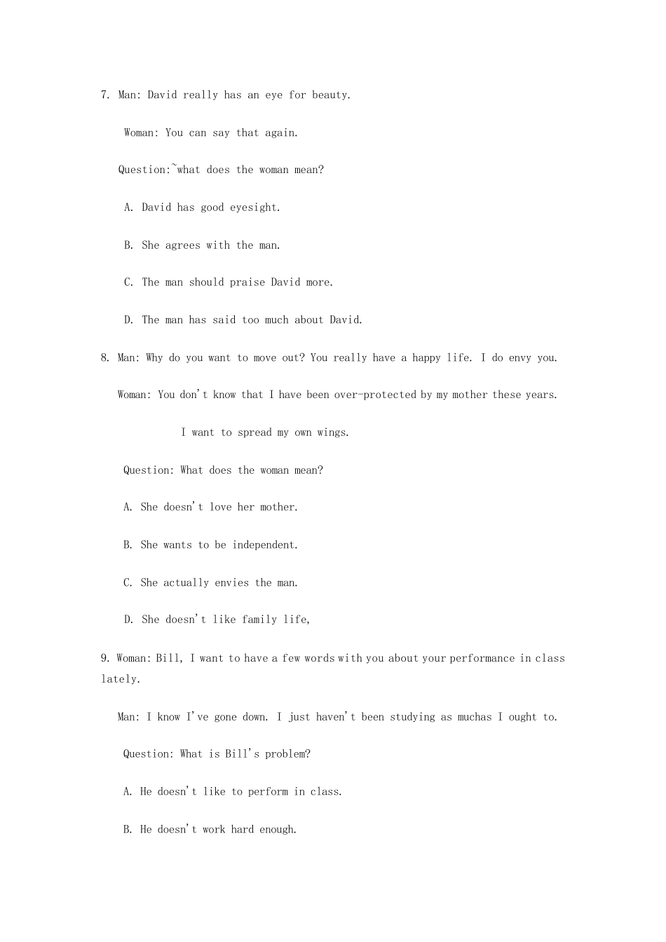 教育硕士考试英语真题_第3页