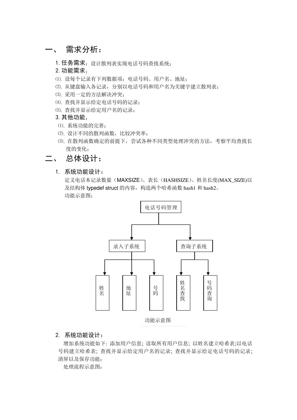 散列表的设计与实现报告_第2页