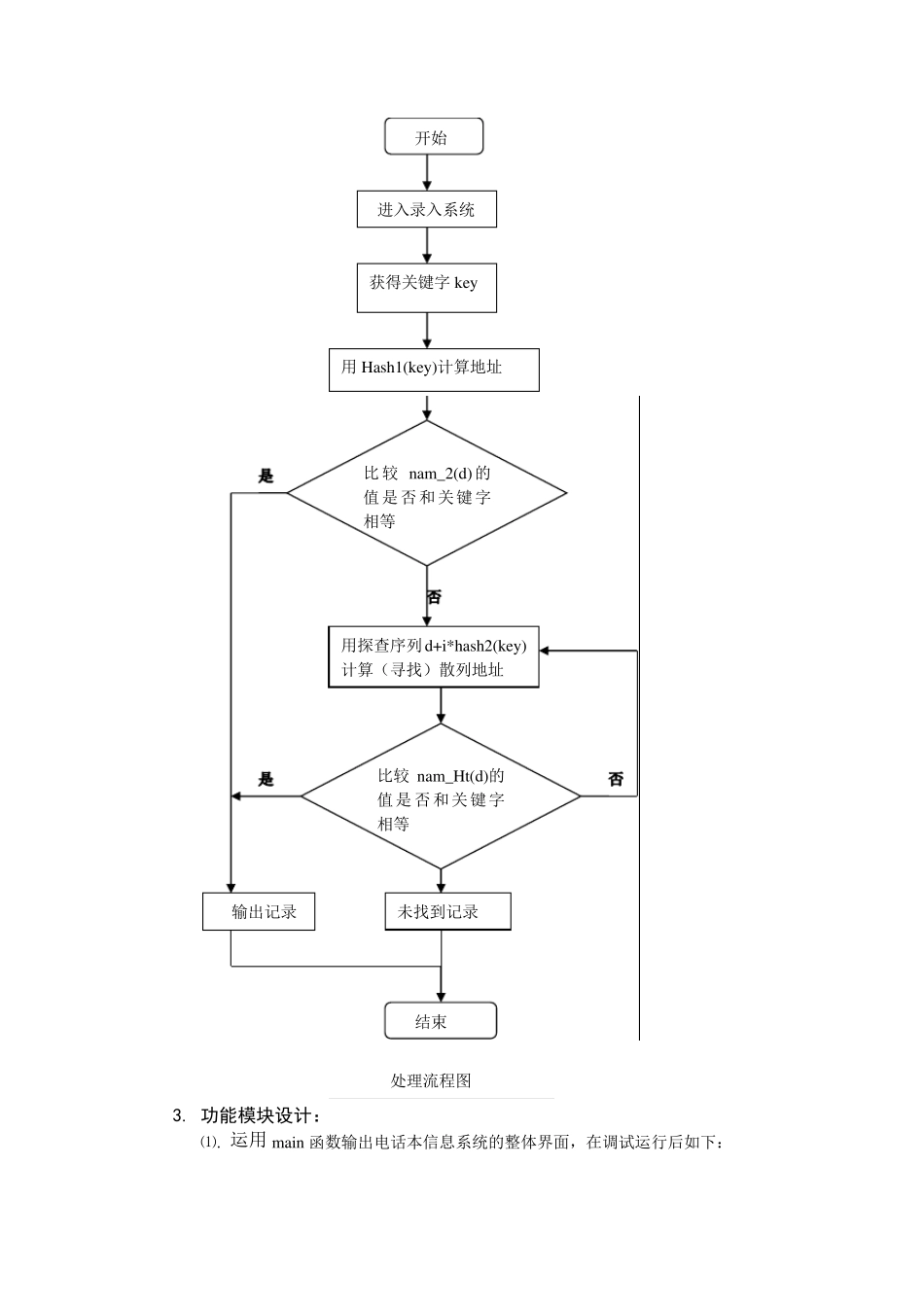 散列表的设计与实现报告_第3页