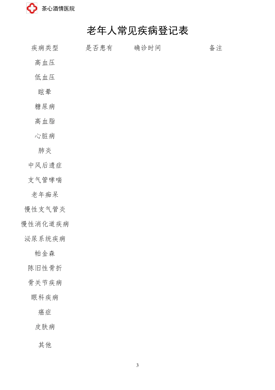 敬老院养老院护理等级评估表,MMSE量表,日常活动能力评定,神经精神评估,阿尔茨海默病老人护理等级评估表_第3页