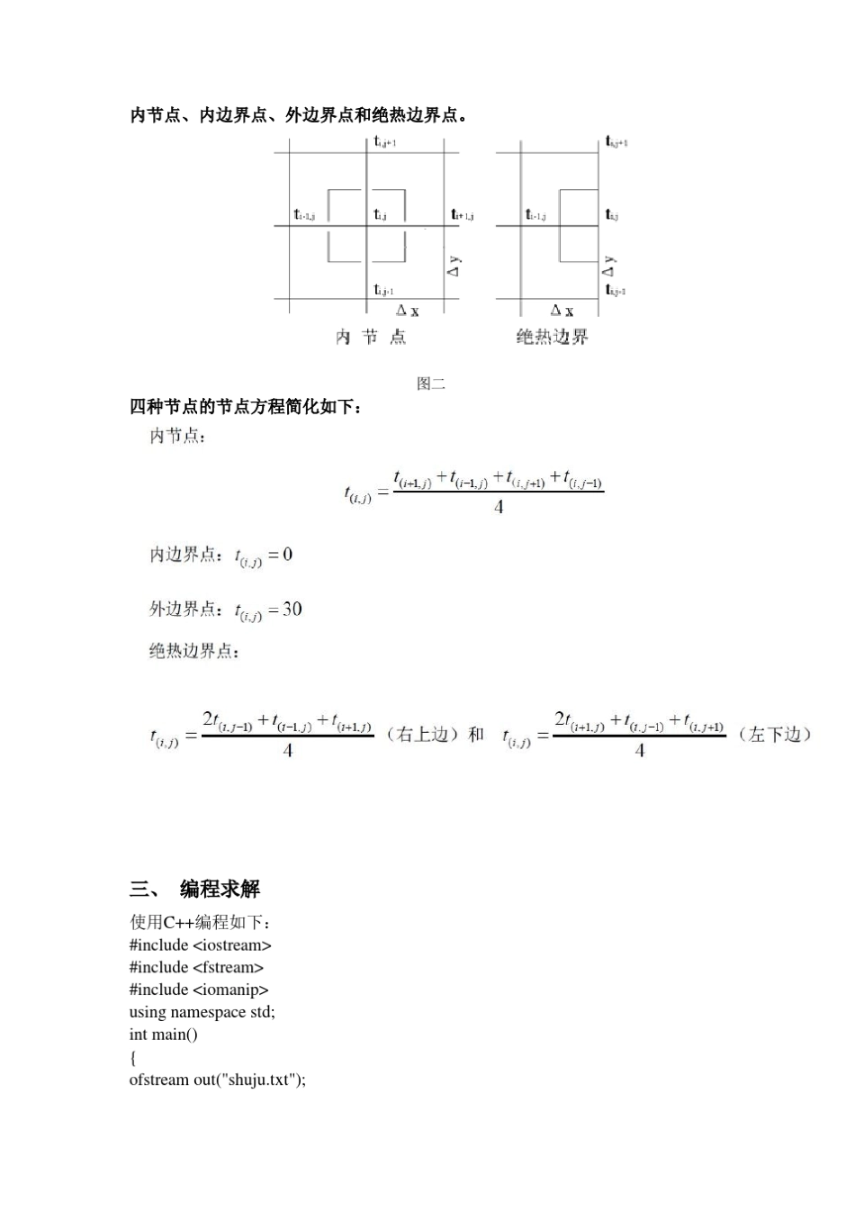 数值传热_传热学上机实验_墙角稳态导热问题数值模拟_第3页