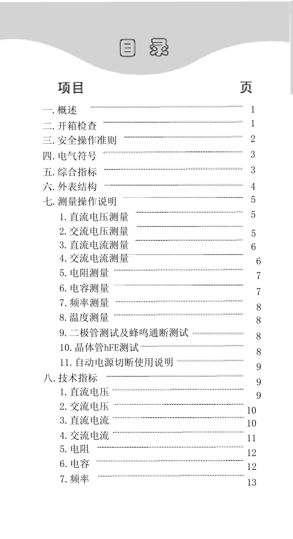 数字万用表UT5155中文版_第1页