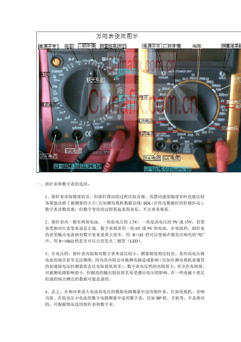数字万用表的使用方法详细图解_第2页