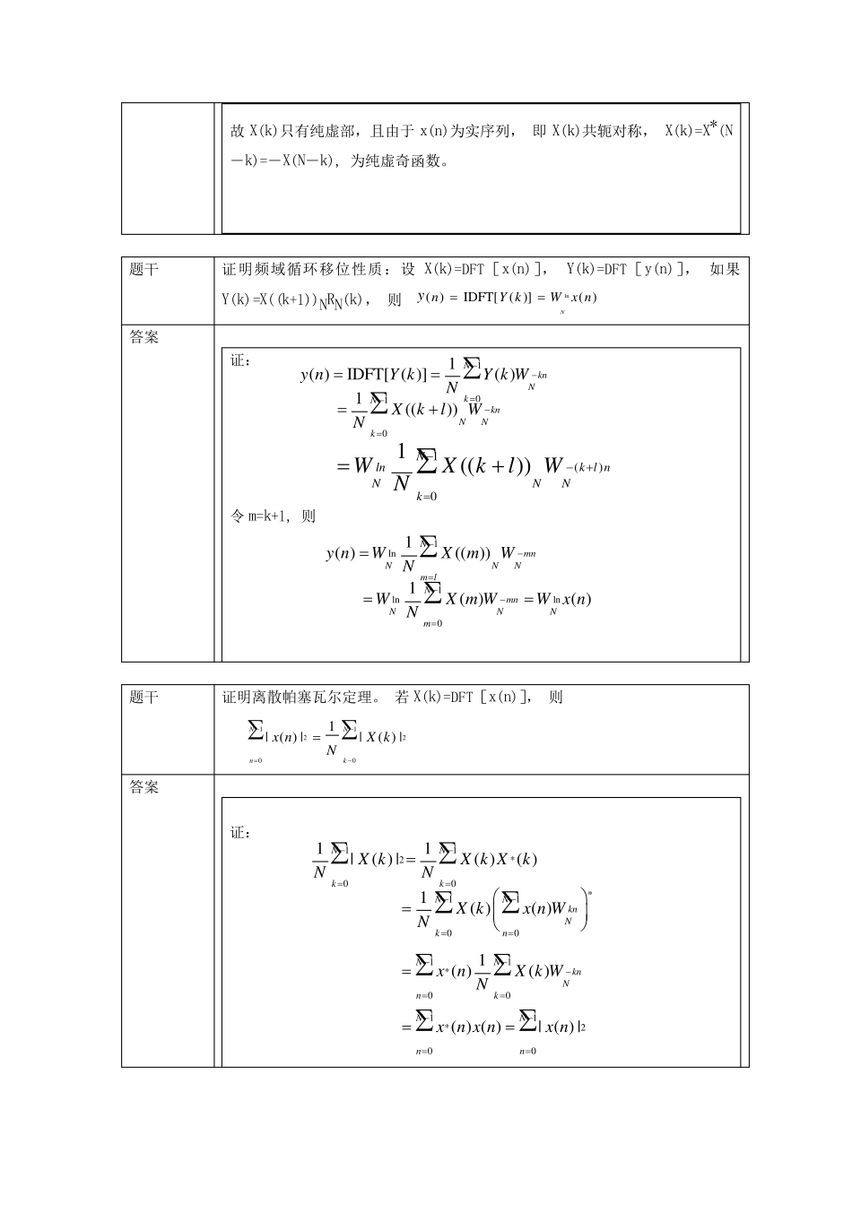 数字信号处理_证明题(32道)_1_第3页