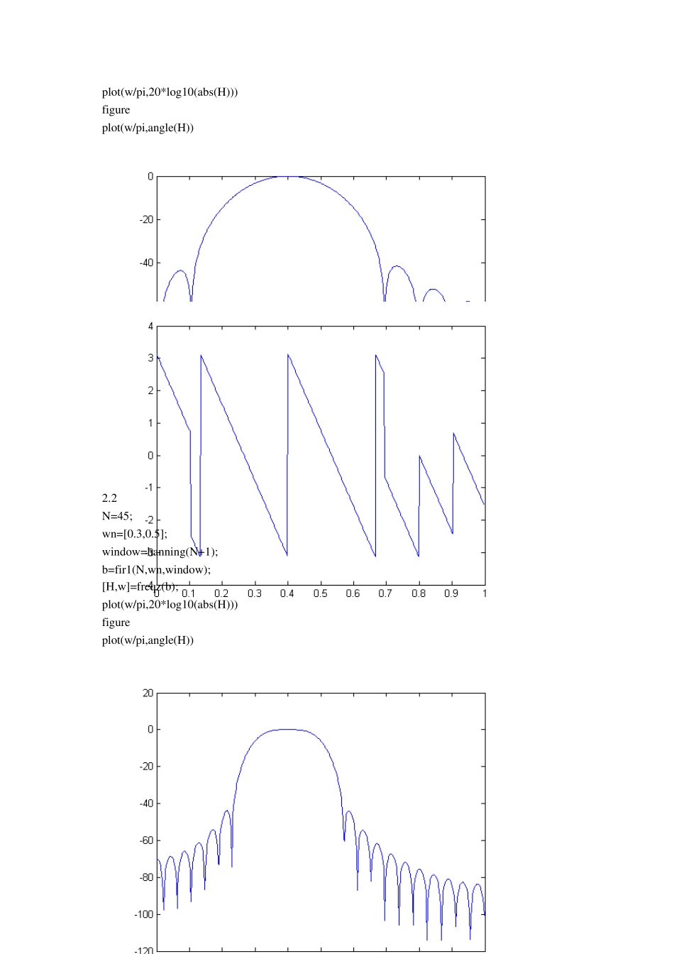 数字信号处理实验四_第3页