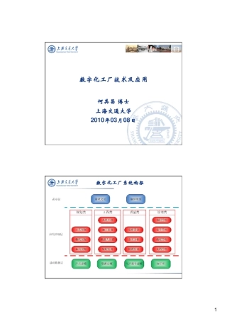 数字化工厂技术与应用