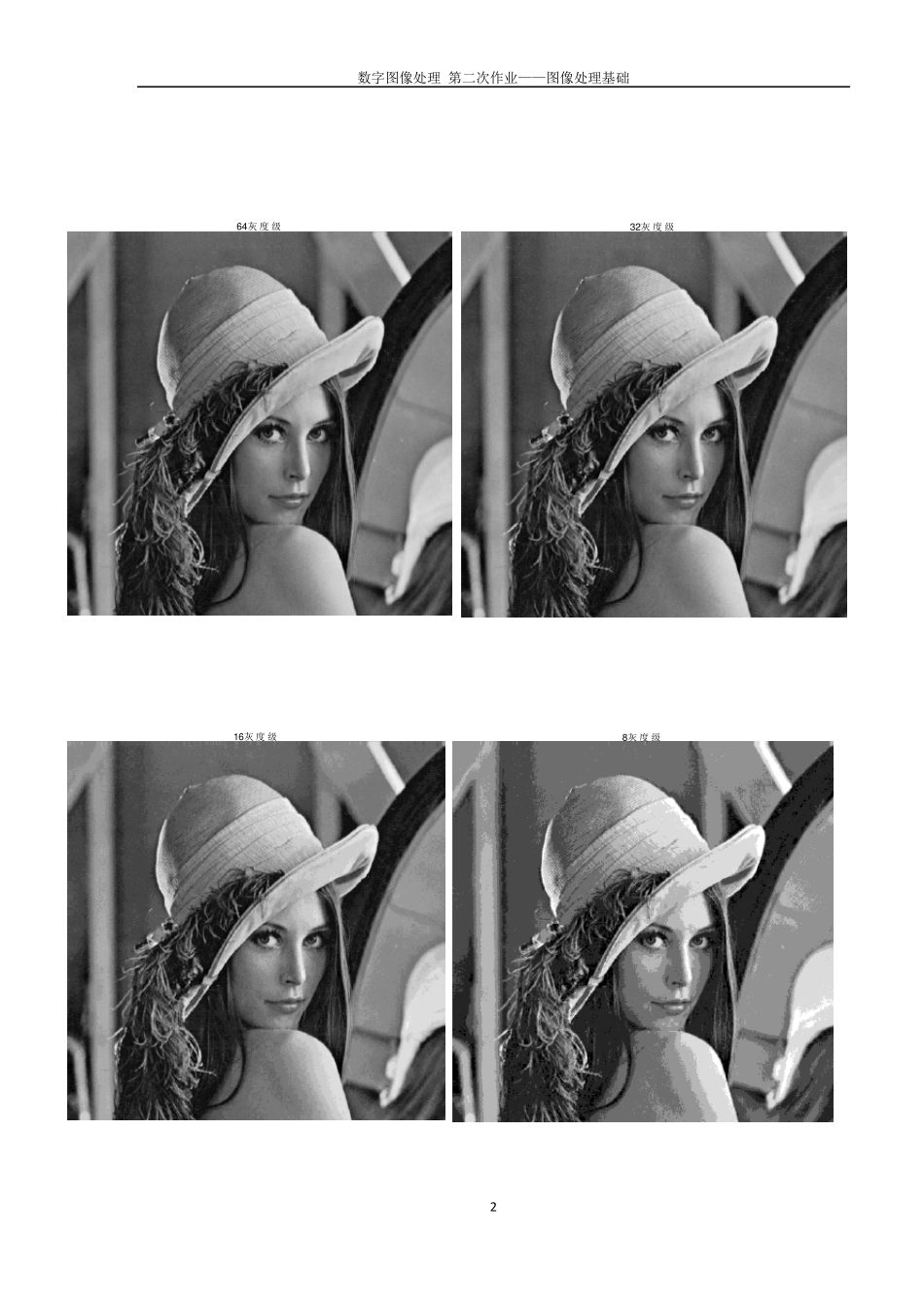 数字图像处理灰度级递减插值第二次作业_第2页