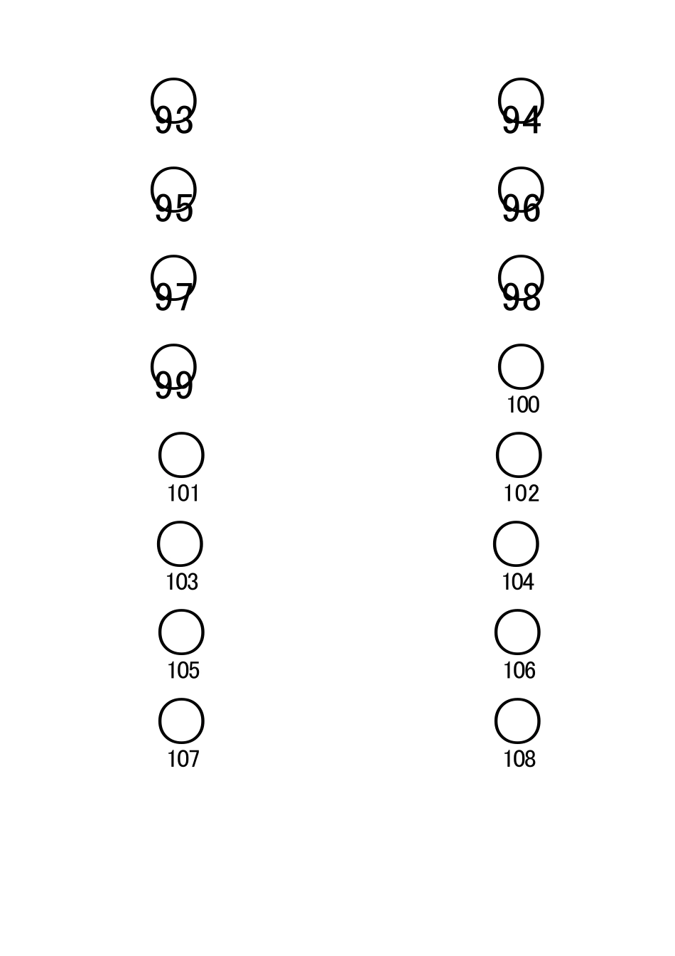 数字序列号(带圈)_第3页