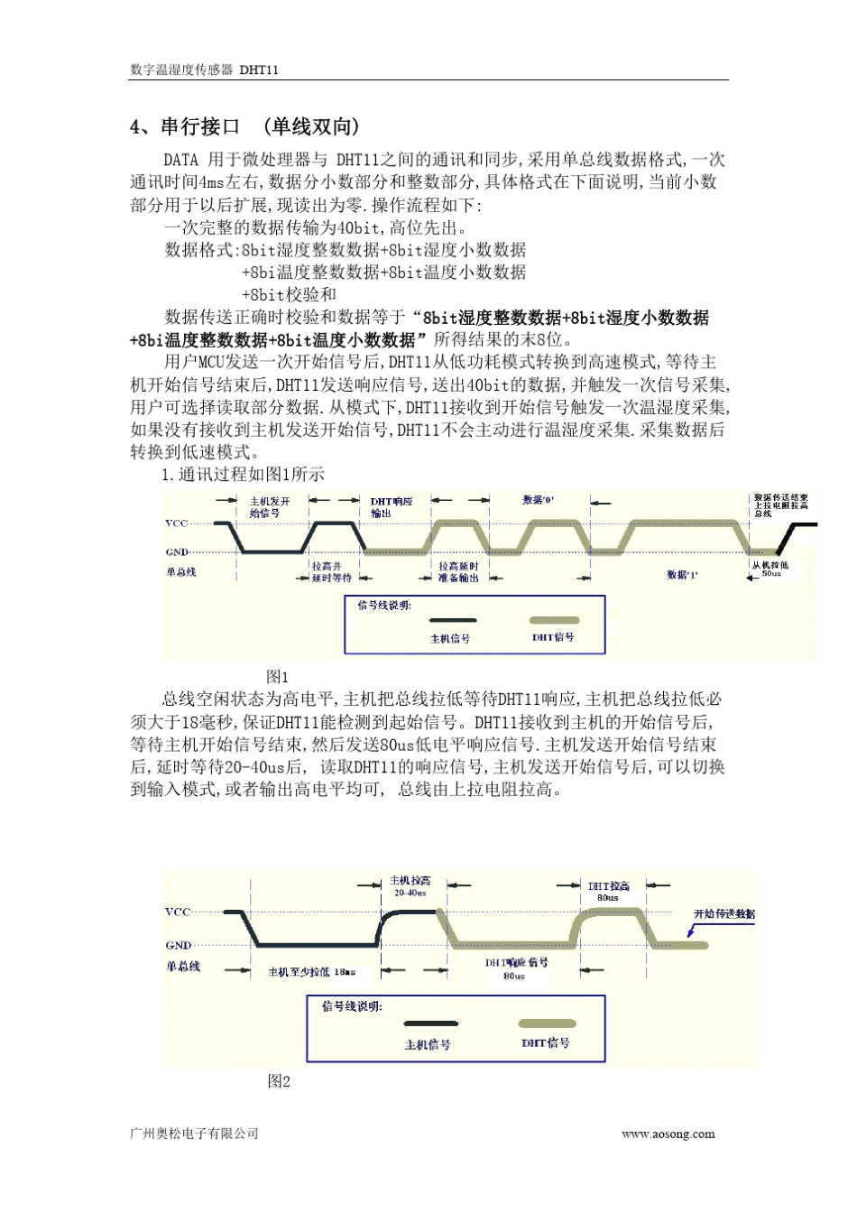数字温湿度传感器DHT11技术手册_第3页