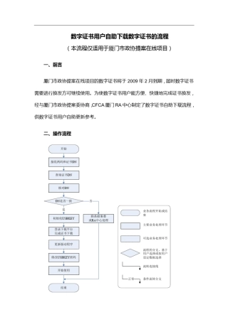 数字证书用户自助下载数字证书的流程