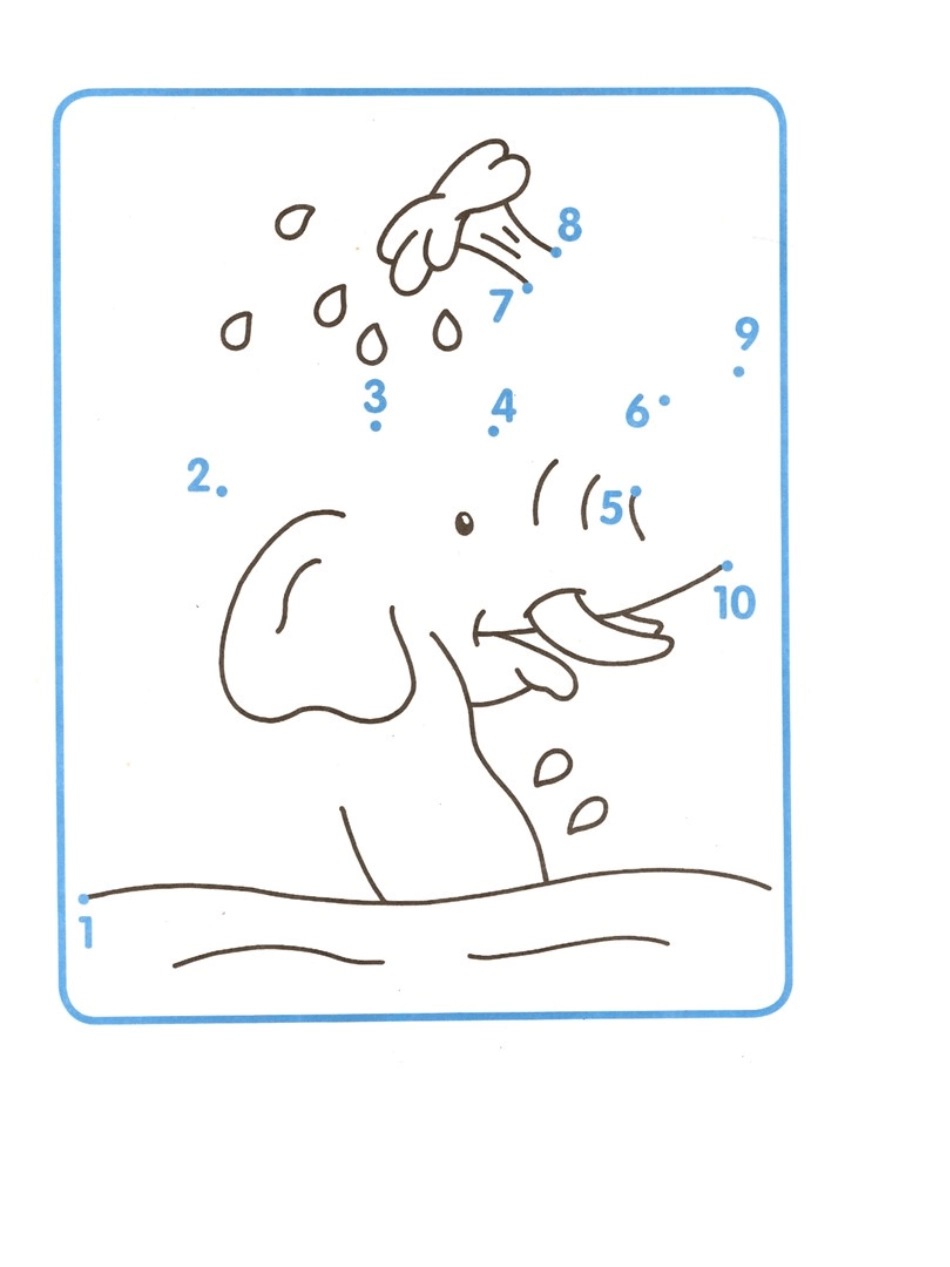 数字连线1到10幼儿专注力训练运笔控笔练习可打印共52页_第1页