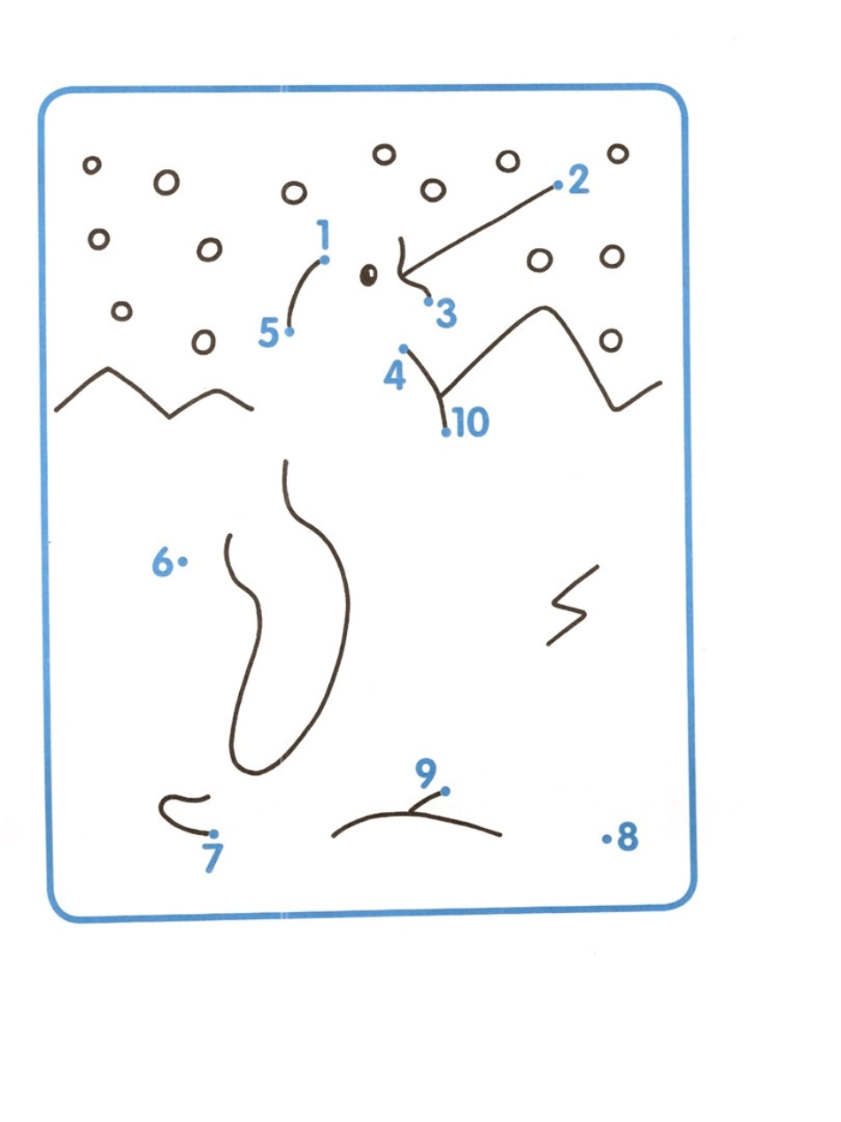 数字连线1到10幼儿专注力训练运笔控笔练习可打印共52页_第2页