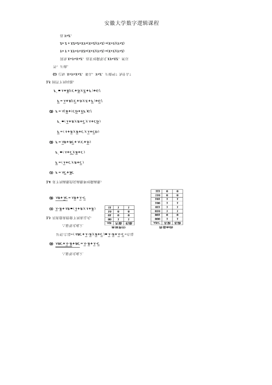 数字逻辑(第2版)毛法尧主编高等教育出版社课后习题答案_第2页