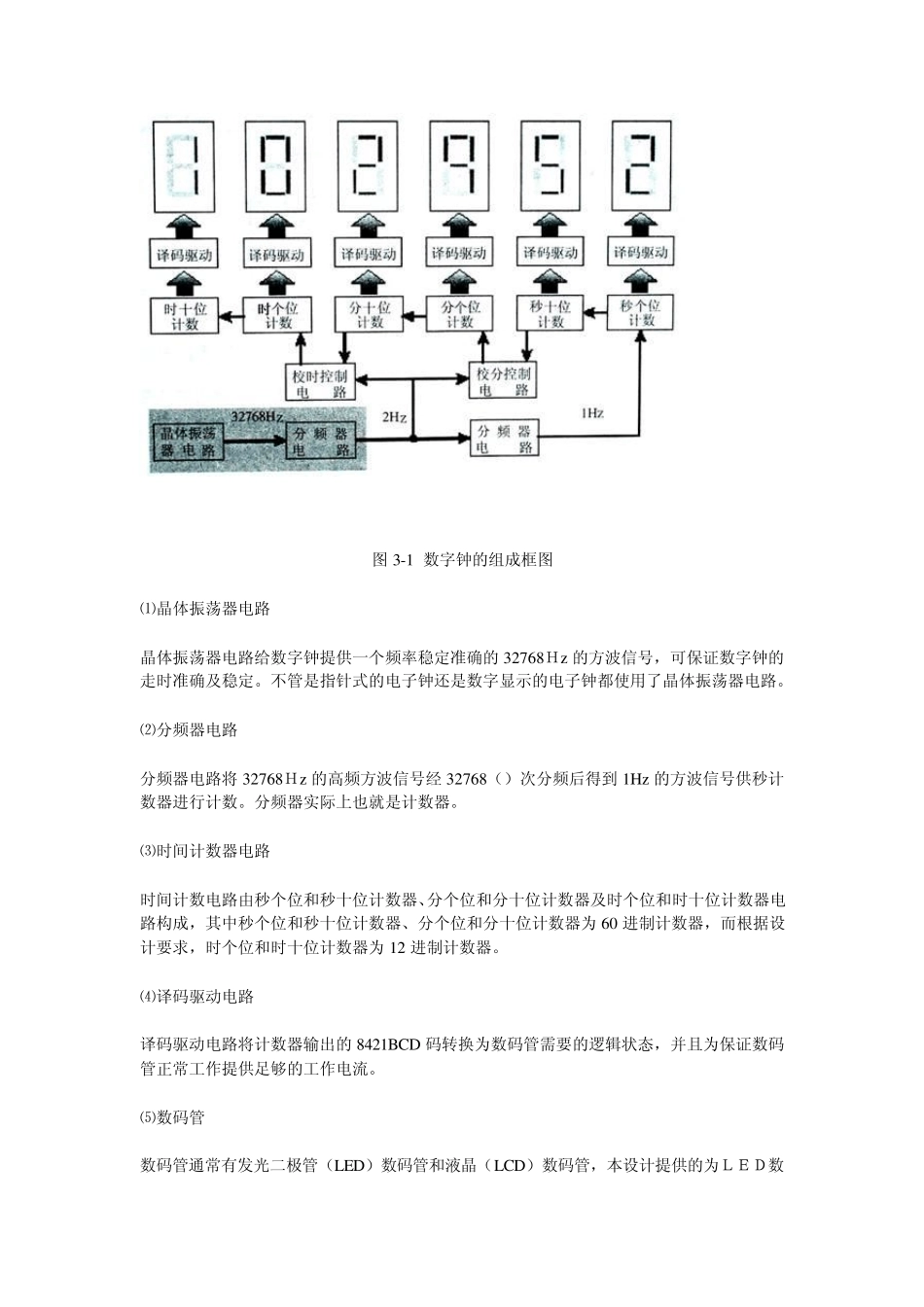 数字钟的设计与制作_第2页