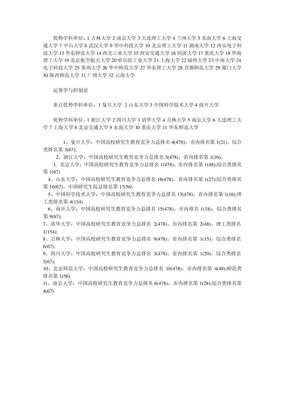 数学专业学校排名_第2页