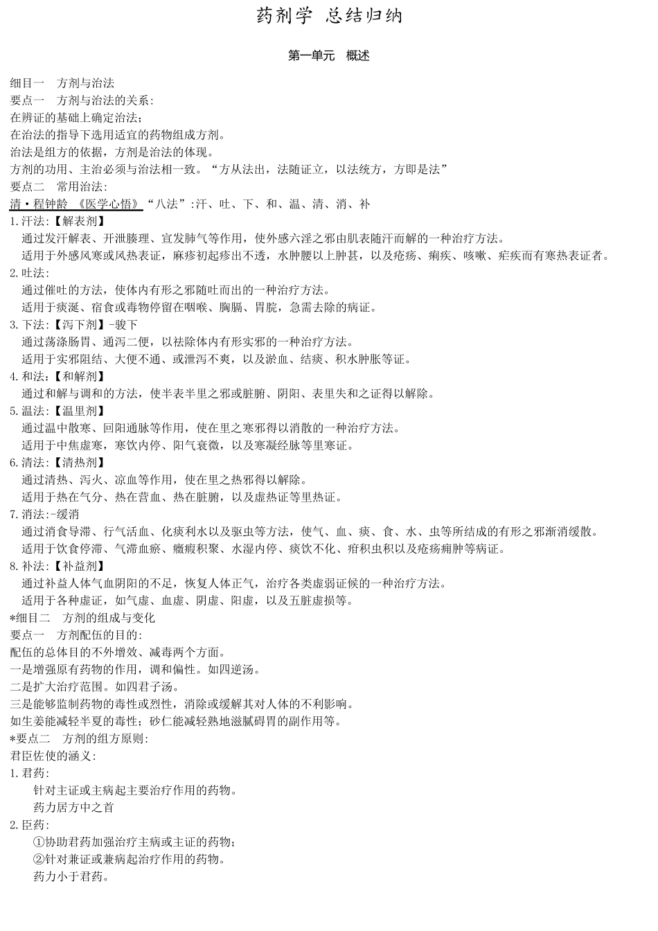 方剂学总结归纳_第1页