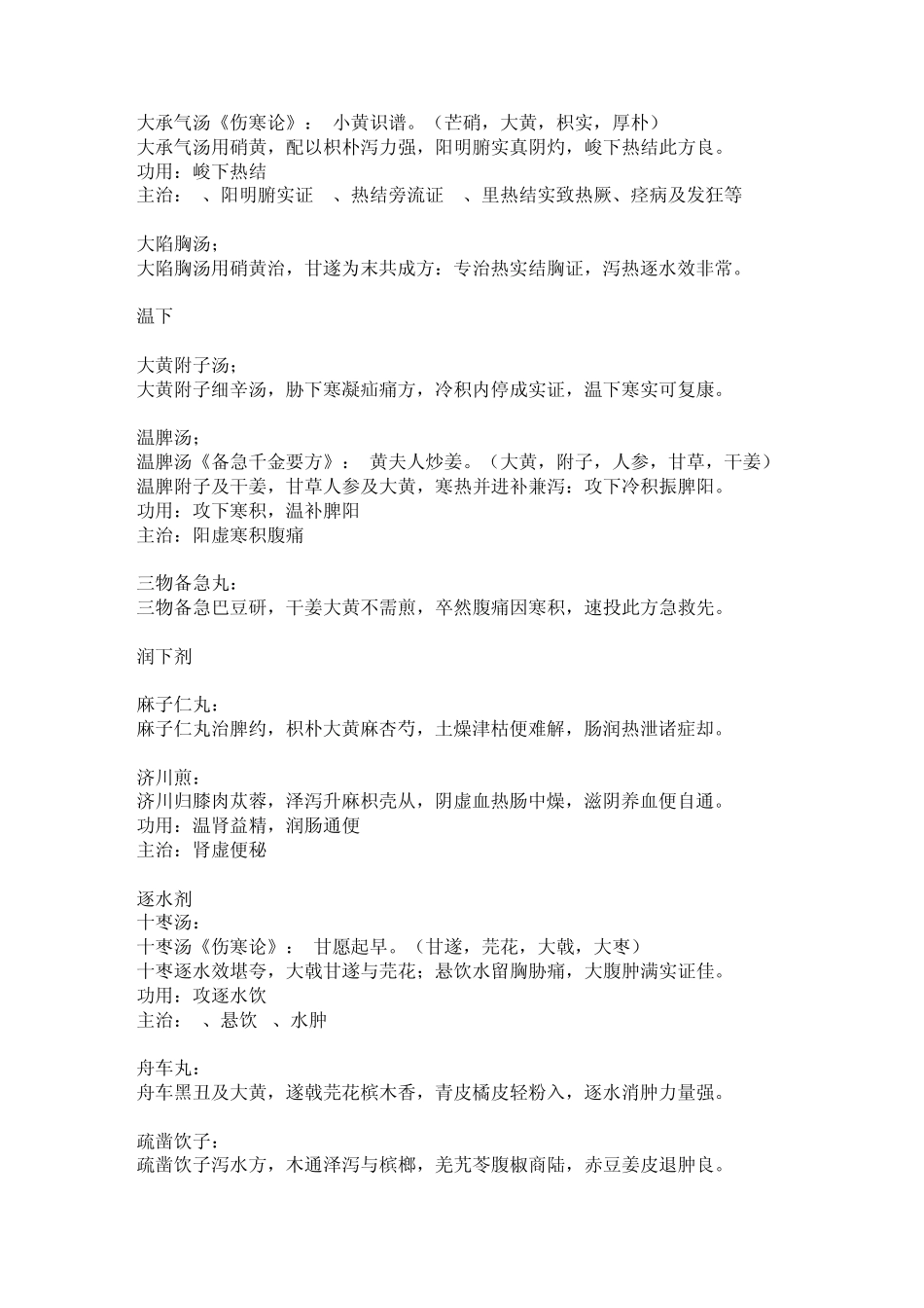 方剂学方歌、趣味记忆法哦!很受用_第3页