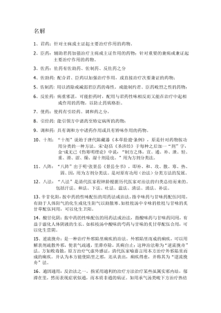 方剂学重点复习资料