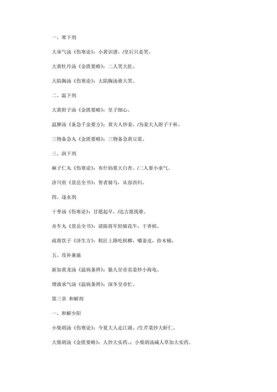 方剂快速记忆口诀_第2页