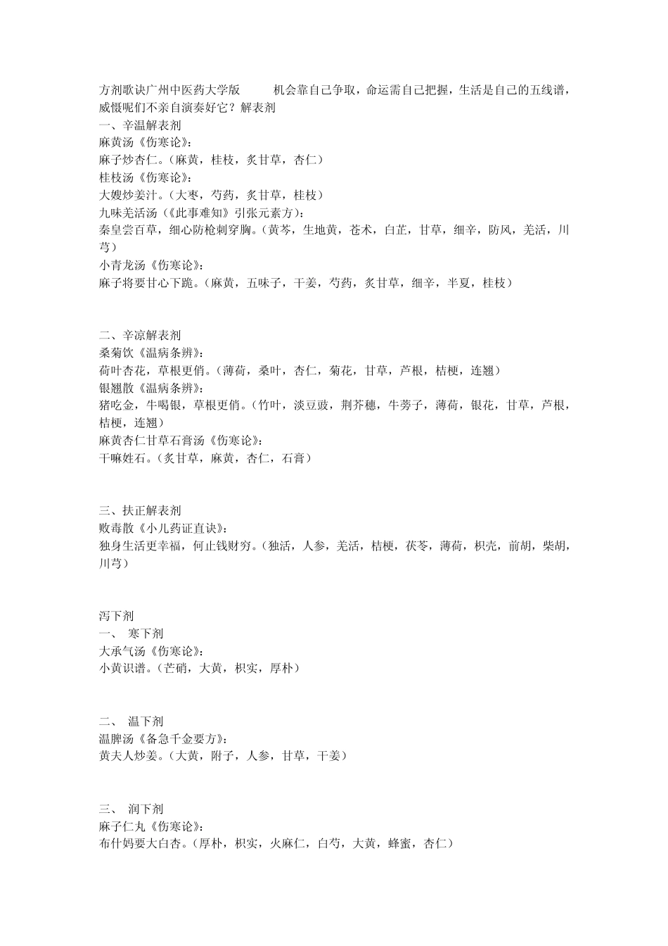 方剂歌诀广州中医药大学版_第1页
