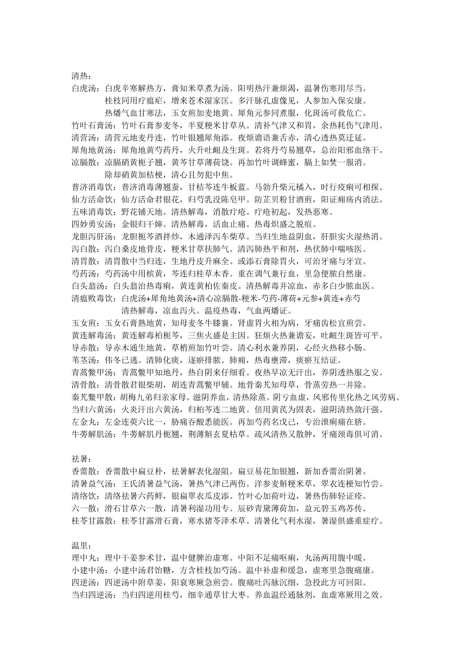 方剂汤头歌打印版_第2页