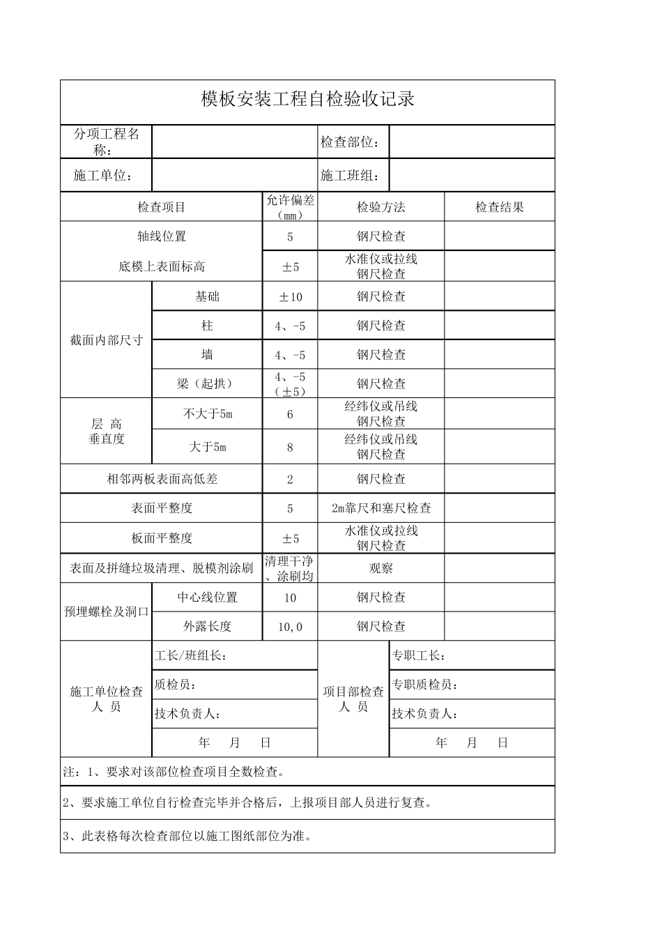 施工单位自检验收记录_第2页