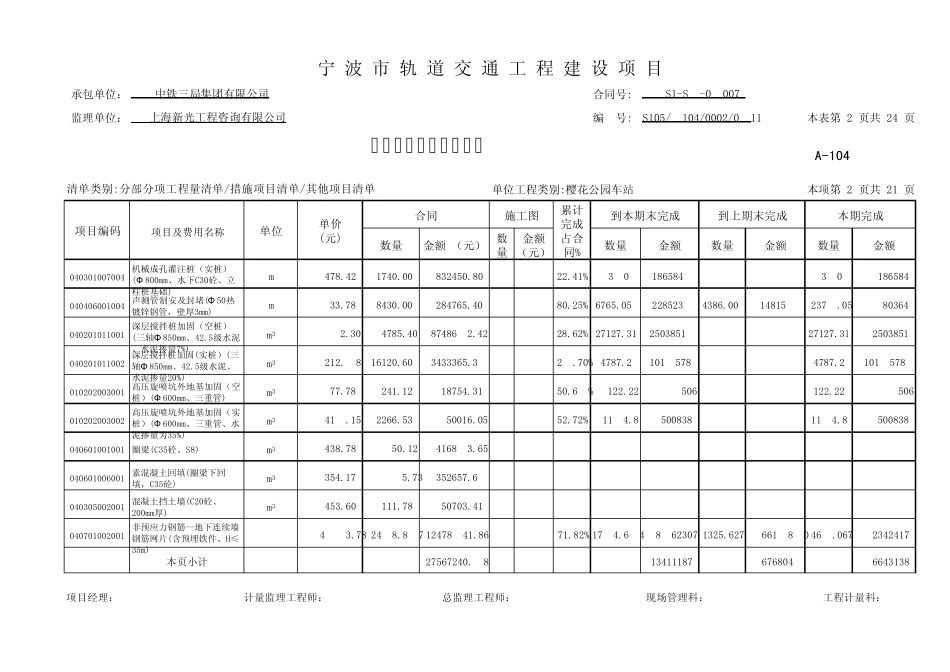 施工单位计量支付用表2改_第2页