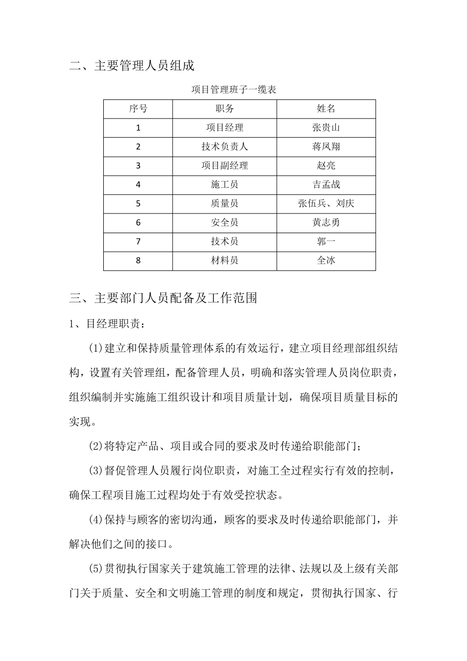 施工单位项目部组织机构_第2页