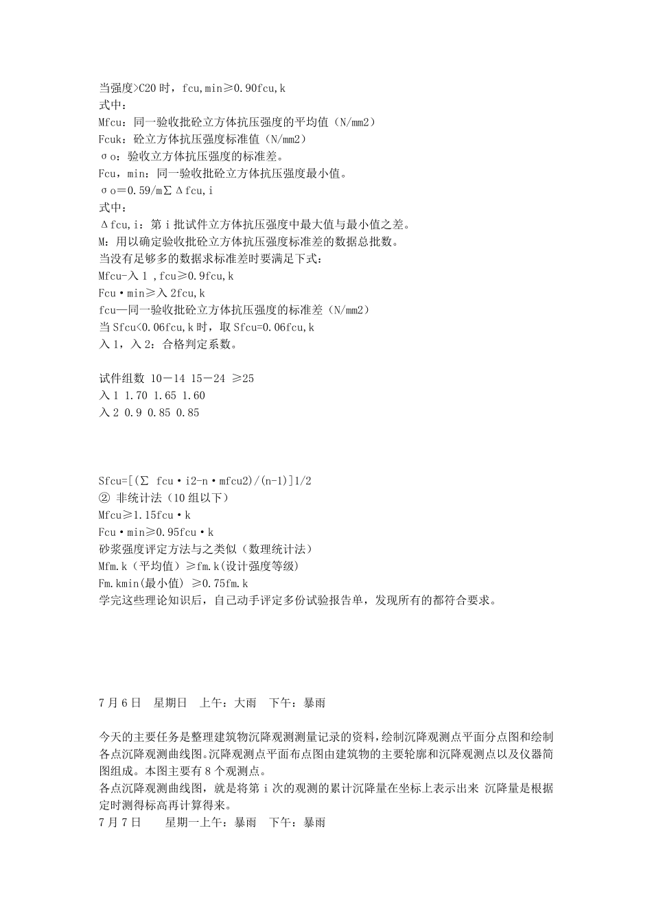 施工员实习日记_第1页