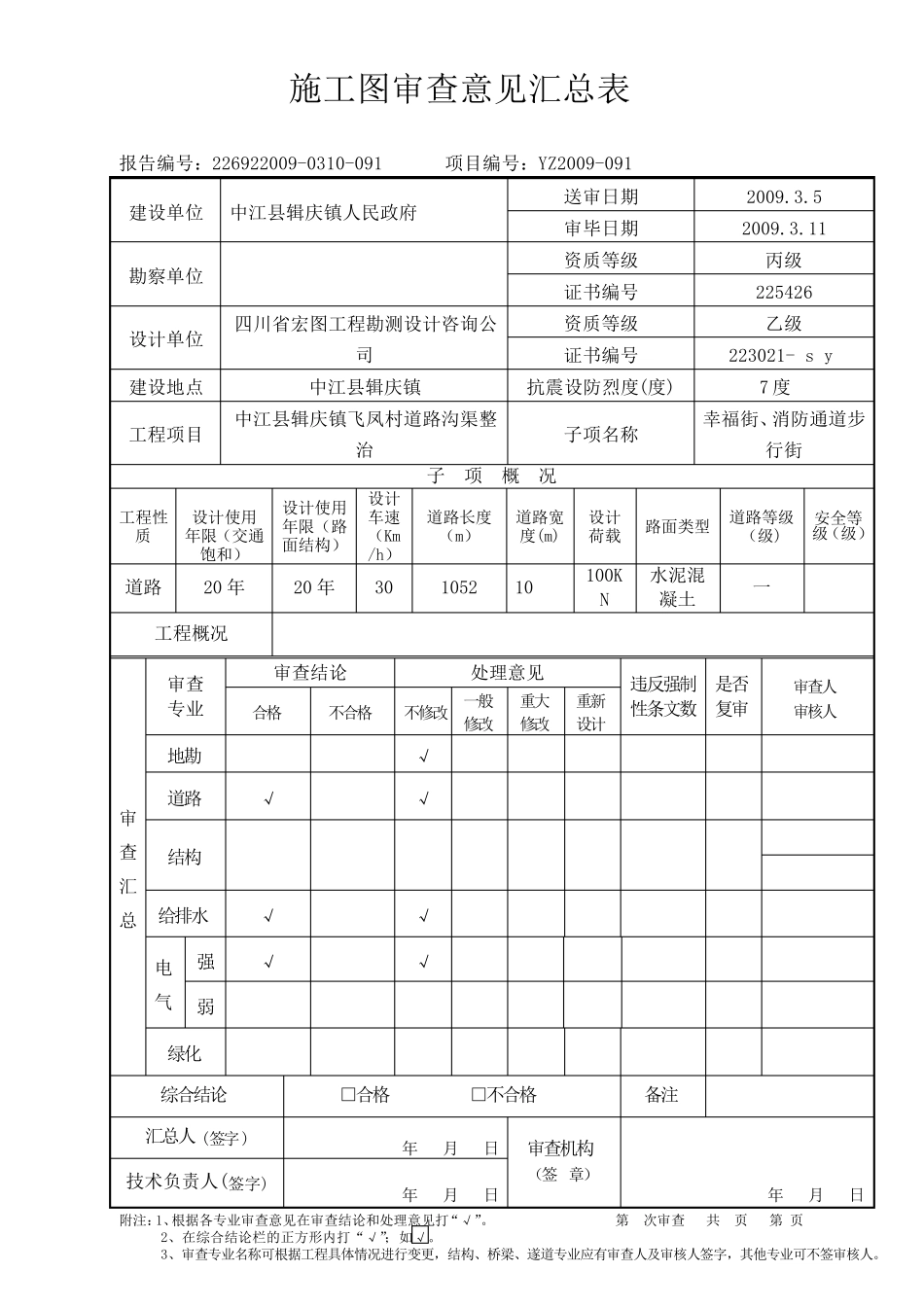 施工图设计文件审查报告_第2页