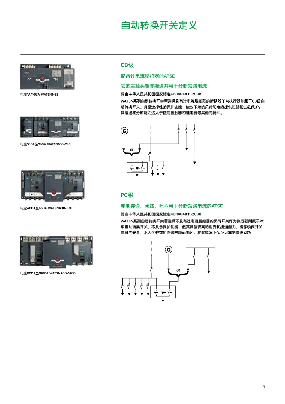施耐德双电源开关选型手册_第3页