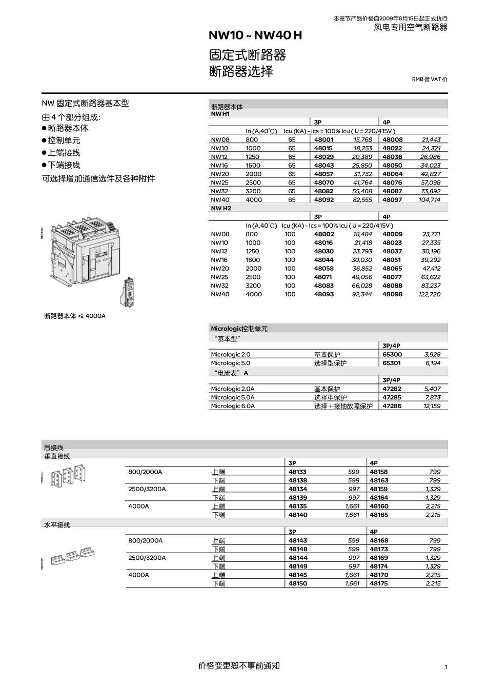 施耐德最新NW低压断路器介绍_第2页