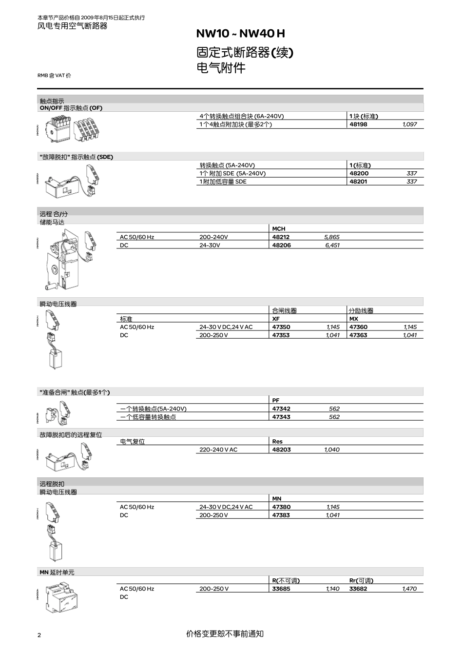 施耐德最新NW低压断路器介绍_第3页