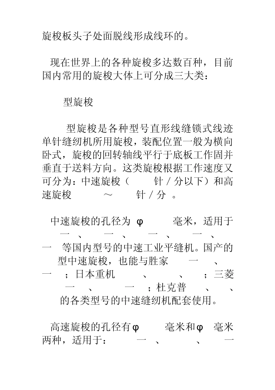 旋梭的工作原理其结构及分类_第3页