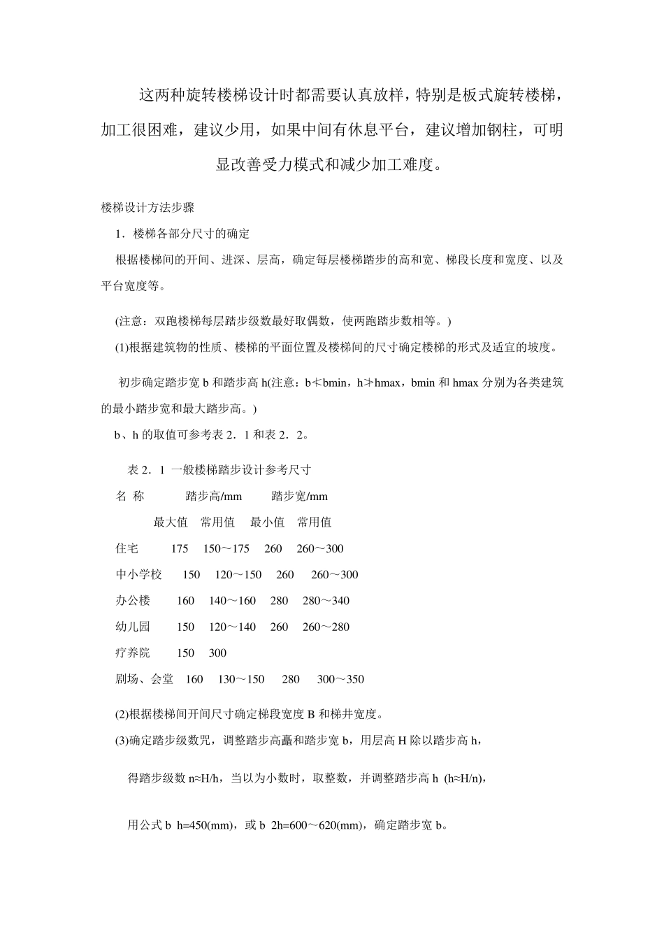 旋转楼梯的设计_第2页