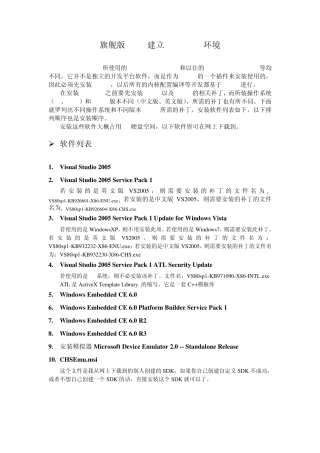 旗舰版Win7搭建WinCE6.0环境以及第一个HelloWindowsCE程序