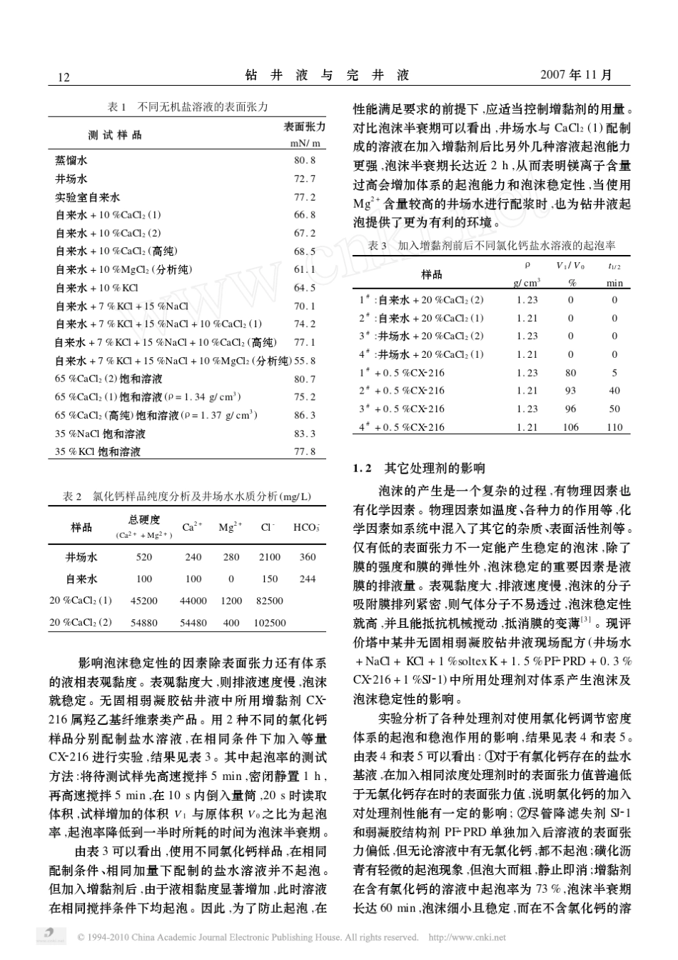 无固相弱凝胶钻井液配方优化及在塔里木油田的应用_第2页