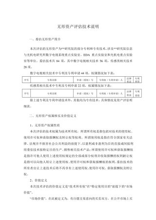 无形资产评估技术说明收益法1