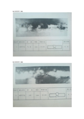 无损检测射线缺陷图谱集rt01