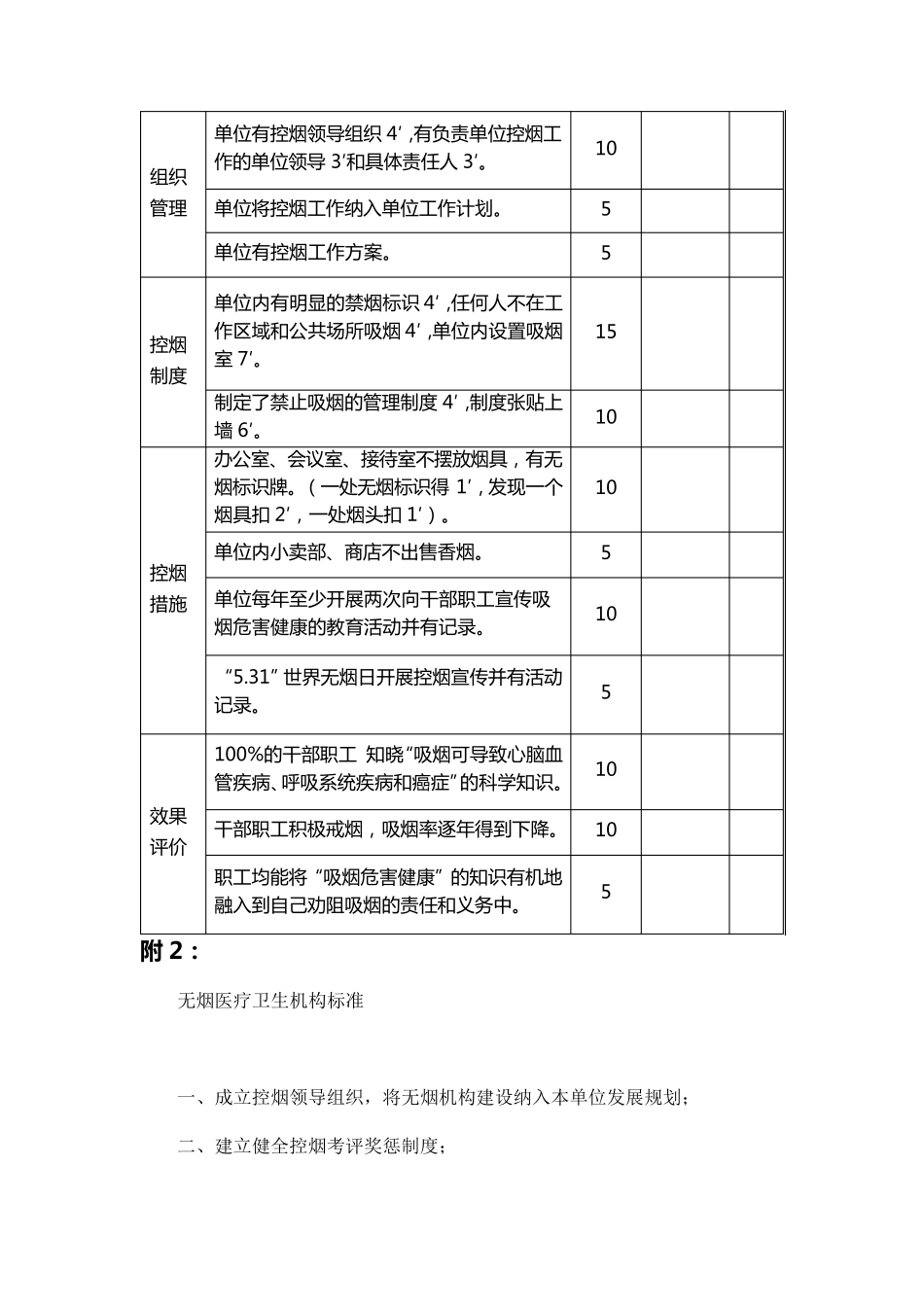 无烟单位标准_第2页