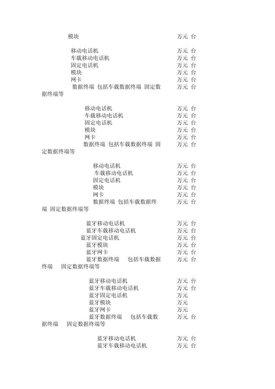 无线电发射设备型号核准检验收费标准_第3页