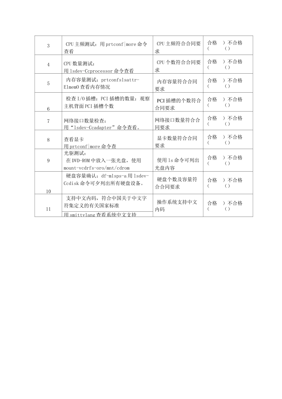 服务器设备加电测试记录_第3页