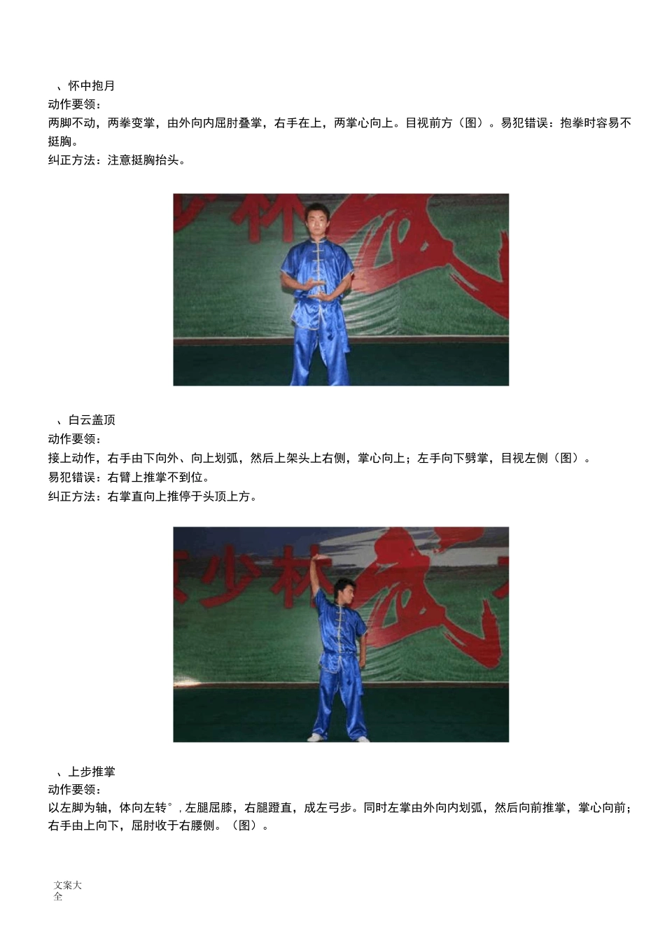 少林小洪拳(套路现用图解)_第3页