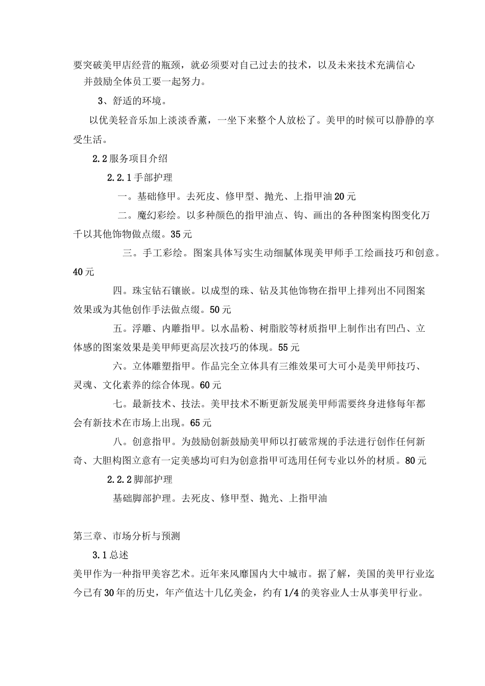 美甲店商业计划书_第3页