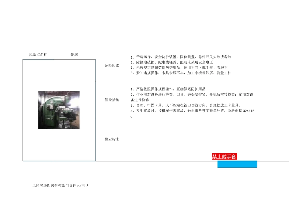 机械加工类风险告知卡_第2页